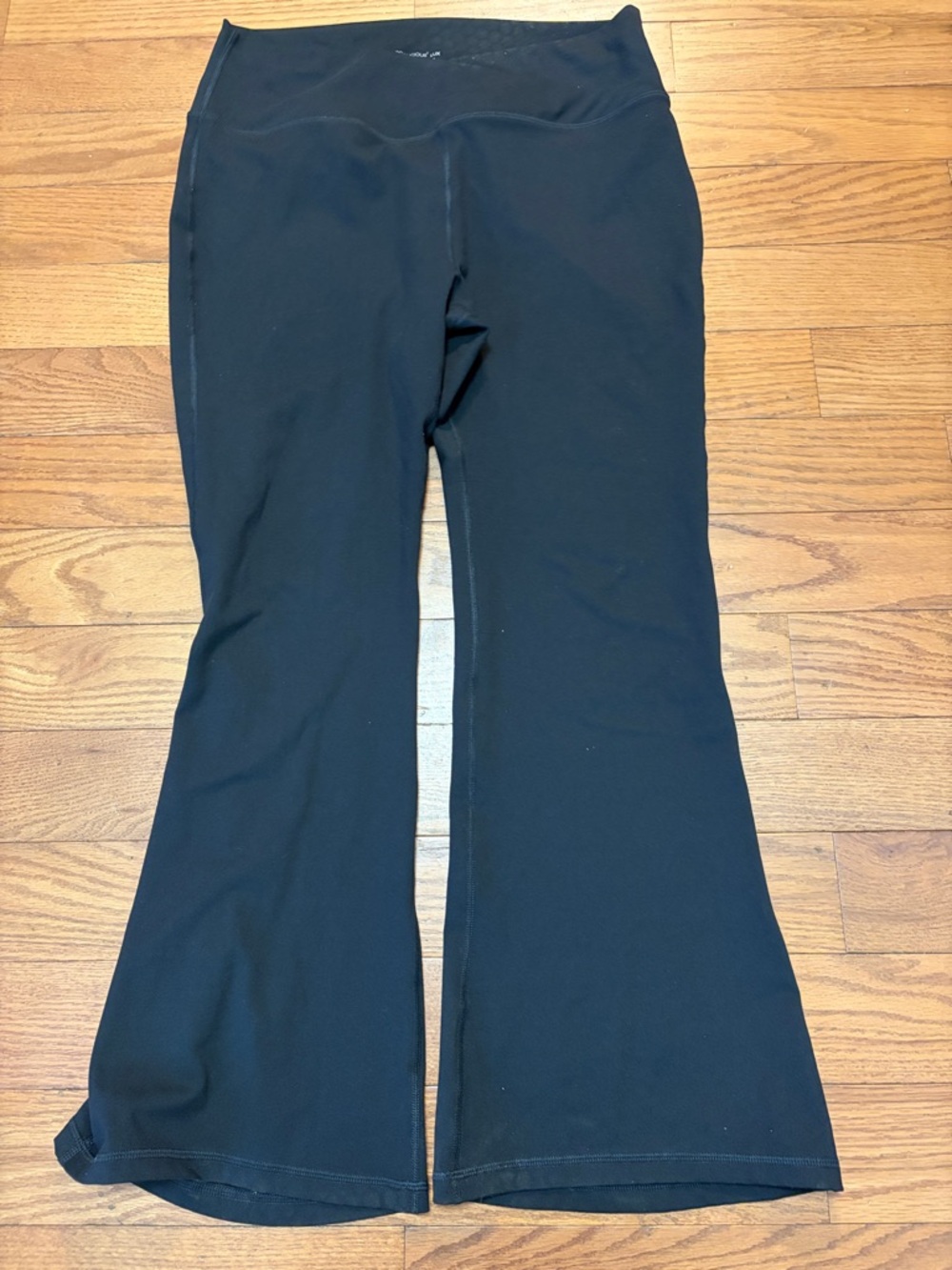 Yogalicious Black Lux Flared Yoga Pants